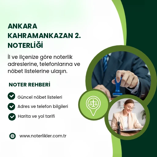 Kahramankazan 2. Noterliği