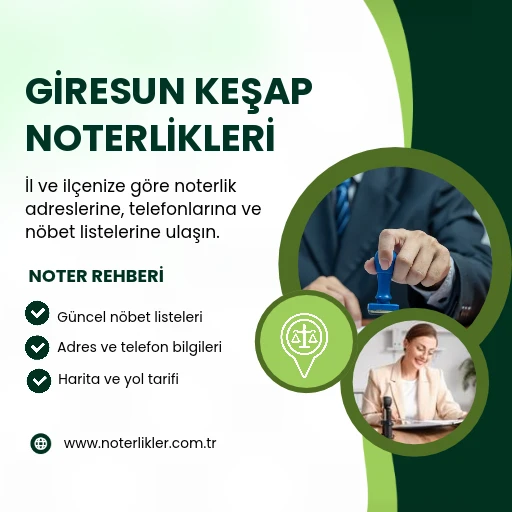 Giresun Keşap Noterlikleri rehber görseli